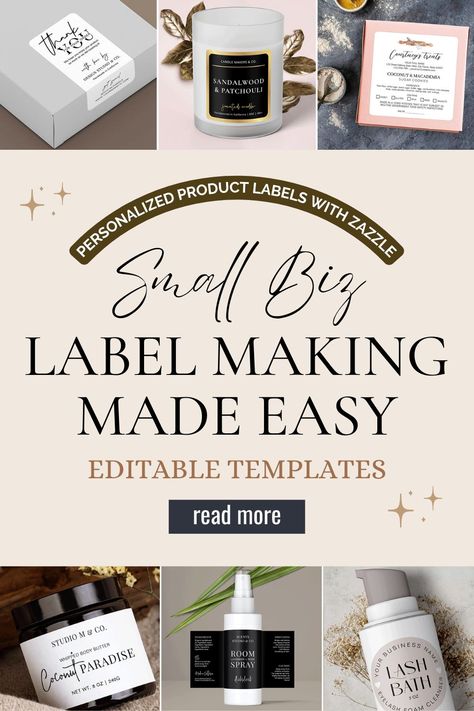 Label Making Made Easy: Personalized Product Labels with Zazzle https://www.diymydesign.com/label-making-simplified-personalized-product-labels-zazzle/ Product Labels Design, Personalized Candle Labels, Soy Candles Labels, Labels For Jars, Diy Label, Beauty Products Labels, Starting An Etsy Business, Essential Oil Labels, Essential Oils Collection