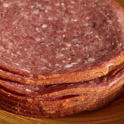 Lebanon Bologna Recipe, Sweet Lebanon Bologna Recipe, Balbek Lebanon, Lebanon Bologna, Homemade Bologna, Snack Stick Recipe, Bologna Italy Food, Burnt End Bologna, Bologna Recipes