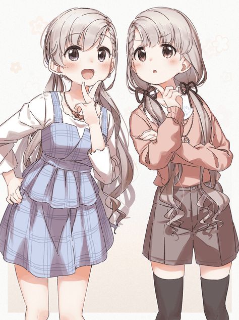 Shojo Anime, Anime Siblings, Idolmaster Cinderella Girls, Anime Sisters, Friend Anime, Anime Family, Anime Child, Anime Baby, Anime Best Friends