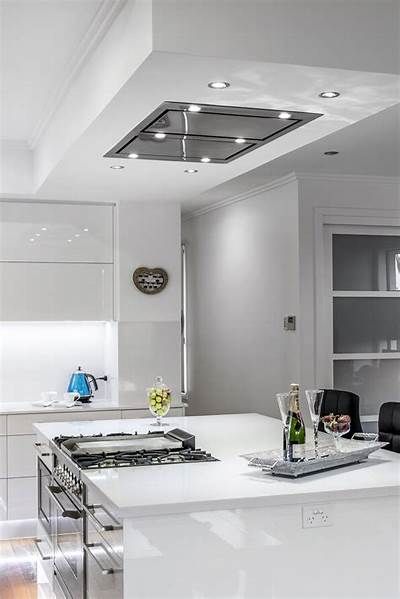 Favorite Kitchen Island Range Hood Ideas White Cabinets With Butcher Block Ceiling Range Hood Islands, Kitchen Island Hood Ideas, Kitchen Island Vent, Kitchen Island Range Hood, Kitchen Island Range, Kitchen Island With Cooktop, Kitchen Hood Ideas, Island With Stove, Kitchen Island With Stove