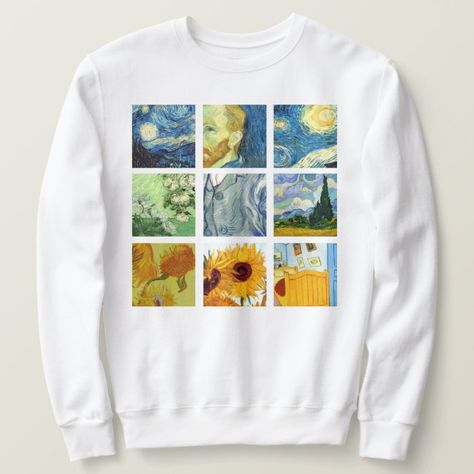 Van Gogh Shirt, Art Sweatshirt, Joan Mitchell, Van Gogh Museum, Van Gogh Art, Painting Artist, Paul Gauguin, Vans Shop, Direct To Garment Printer