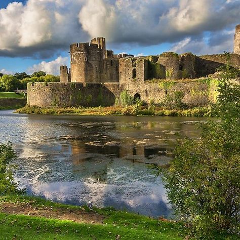 Caerphilly Castle Moat Castle Moat, Caerphilly Castle, South Wales, Work Experience, Uk Travel, Wales, Places Ive Been, Castle, Places To Visit