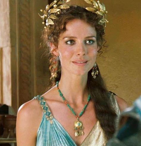 Ancient Two-Fer: Exodus (2014) / Troy (2004) – Frock Flicks Troy Film, Troy 2004, Troy Movie, Saffron Burrows, John Turturro, Gold Armor, Helen Of Troy, Eric Bana, British Women