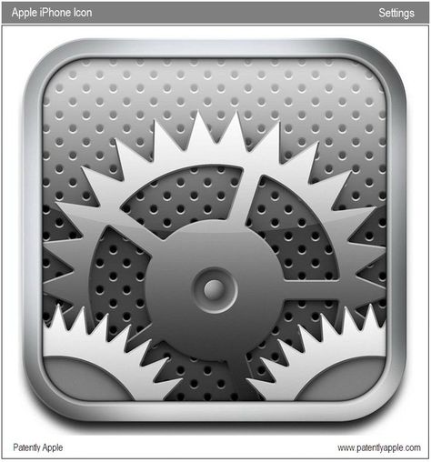 This is the old iphone setting's icon.  I like this because it has a three dimensional look. It works because the gears give the idea of some sort of settings. They should have never gotten rid of this. Old Iphone Icons, Old App Logos, Frutiger Aero Icons, Old Icons, Setting Icon, Settings Icon, Iphone Themes, Ipad Hacks, Frutiger Aero