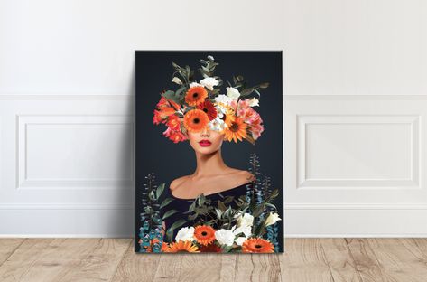 Flower wall art decor