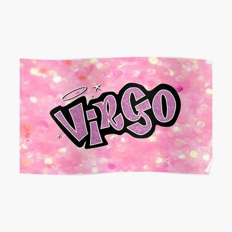 Virgo Bratz, Y2k Aesthetic Poster, Virgo Wallpaper, Virgo Szn, Astrology Wallpaper, Cute Y2k Aesthetic, Teen Room Designs, 90s Wallpaper Hip Hop, Font Logo