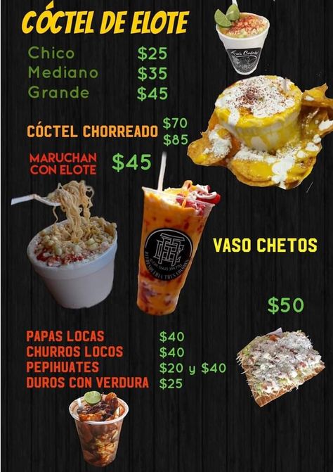 Elotes Y Esquites, Mexican Treats, Mexican Snacks, Bakery Design Interior, Sweet Cups, Food Truck Business, Bakery Design, Chicken Wing Recipes, Wing Recipes