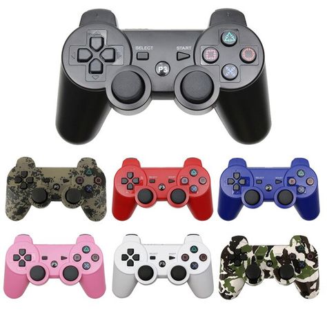 Wireless Gamepad for PS3 Joystick Console Controle For USB PC Conrroller For Playstation 3 Joypad Accessorie Support Bluetooth _ - AliExpress Mobile Ps3 Console, Play Station 3, Ps3 Controller, Black Russian, Bluetooth Remote, Video Game Accessories, Wireless Controller, The Human Body, Played Yourself