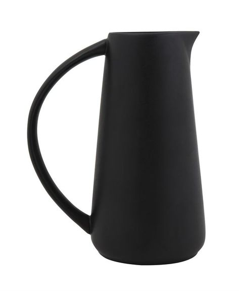 Lulu And Georgia, Grey Ceramics, Ceramic Pitcher, Burke Decor, Kitchen Items, Joss And Main, Decoration Table, Black Design, Earthenware