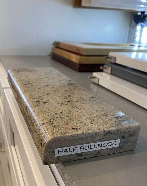 Edge Profiles | RoanokeGranite Bullnose Edge Countertop, Ogee Edge, Granite Tiles, Marble Countertops Kitchen, Edge Profile, Rustic Kitchen Design, Countertops Kitchen, Functional Kitchen, Marble Countertops