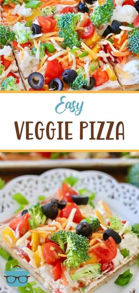 Veggie Pizza With Pizza Dough, Veggie Cream Cheese Pizza, Vegtable Pizza, Vegetable Pizza With Cream Cheese, Veggie Pizza Crust, Veggie Pizza With Cream Cheese, Best Veggie Pizza, Veggie Pizza Appetizer Crescent Rolls, Gluten Free Veggie Pizza