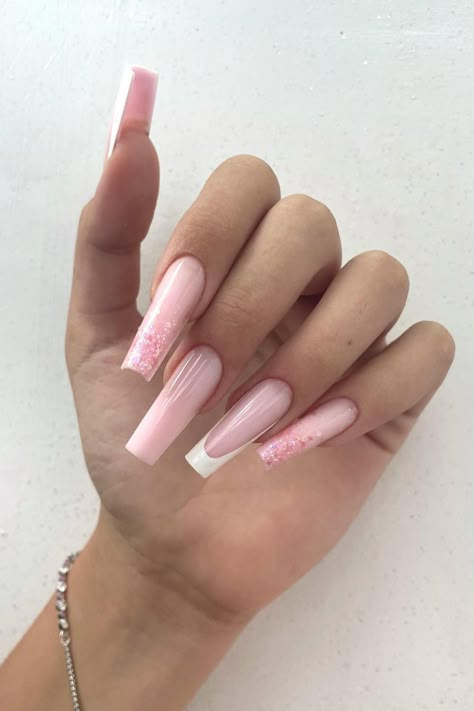 Light Pink Nails, Vacation Nails, Nails 2024, Pretty Acrylic Nails, Best Acrylic Nails, Long Acrylic Nails, Cute Acrylic Nails, Perfect Nails, Acrylic Nail Designs