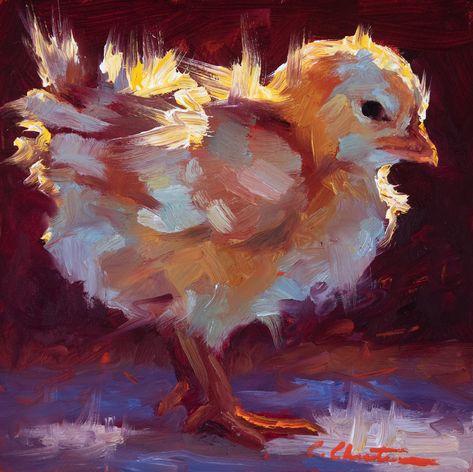 Cheri Christensen, Painting Birds, Oil Painting Inspiration, Chicken Painting, Feather Painting, Chicken Art, Arte Inspo, Arte Animal, Painting Art Projects