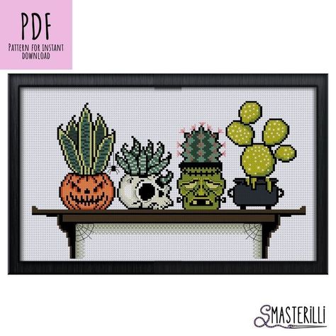 Scary Cross Stitch Patterns, Crystal Cross Stitch Pattern, Cross Stitch Spooky, Cryptid Cross Stitch Pattern, Alpha Patterns Cross Stitch, Spooky Cross Stitch Pattern, Funny Cross Stitch Patterns Free, Fun Cross Stitch Patterns, Halloween Cross Stitch Patterns Free