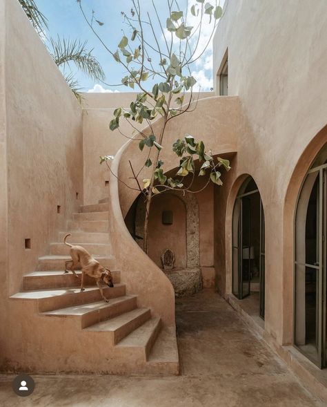 Backyard Hammock, Earthship Home, Mediterranean Interior, Mud House, Adobe House, Cob House, Earth Homes, Earthship, Unique Architecture