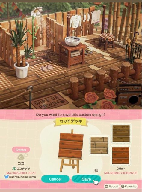 Animal Crossing Cafe, Cottagecore Animal Crossing, Wood Path, Acnh Cottagecore, Beach Path, Animal Crossing 3ds, Animals Crossing, Ac New Leaf, Animal Crossing Guide