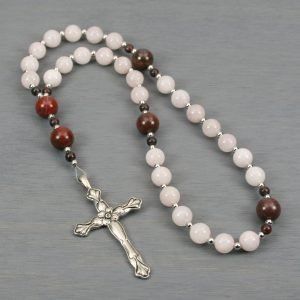 Shop the collection | Be Still Beads Anglican Prayer Beads, Anglican Rosary, Chaplet Rosary, Brecciated Jasper, Meditation Beads, Indianapolis Indiana, Antique Pewter, Onyx Bead, Jasper Beads