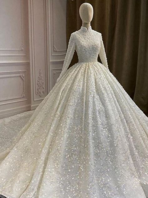 Turkish Wedding Gown, Hijabi Wedding Dress, Turkish Wedding Dress, Muslim Wedding Gown, Puffy Wedding Dresses, Muslimah Wedding Dress, Muslimah Wedding, Big Wedding Dresses, Hijab Wedding Dresses