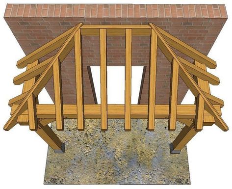 House Made Of Wood, Porch Roof Design, Hip Roof Design, Gable Roof Design, Timber Frame Porch, Diy Wood Plans, House Awnings, Summer Front Porches, Porch Roof