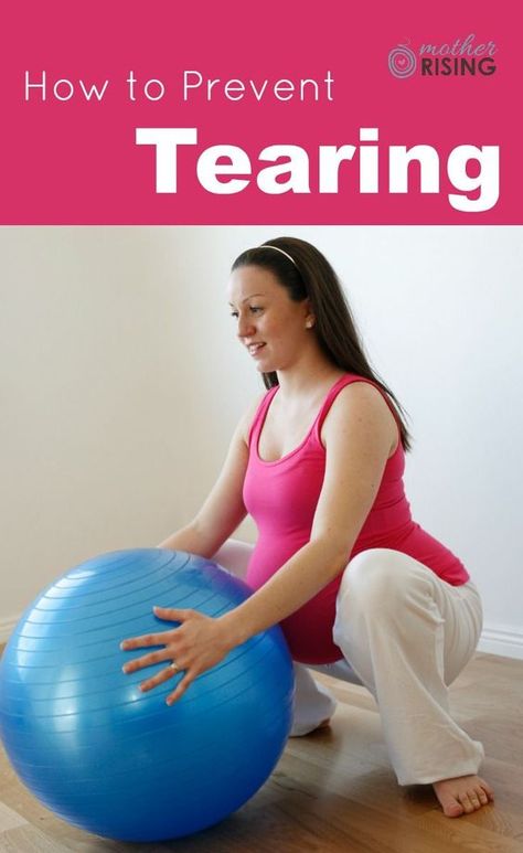 Want to know how to prevent tearing during birth? Here are 5 surprising ways to prevent tearing that you'll want to add to your birth plan. Birth Ball Exercises, Pregnancy Yoga Ball, Yoga Ball Exercises, Biracial Babies, Third Trimester Pregnancy, Birthing Ball, Exercise During Pregnancy, Pregnancy Nutrition, Exercise Ball