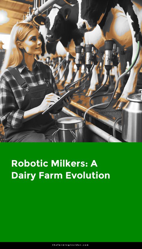 Dairy farming is an essential industry that provides us with milk, cheese, and other dairy products. 



It involves raising cattle and managing their nutrition, health, and reproduction to ensure a consistent milk supply.



Brief explanation of the dairy farming industry



In the dairy farming industry, farmers raise cows to produce milk, which is then processed and sold as various dairy products. 



This industry plays a vital role in our daily lives as consumers.



Increasing use of technology in agriculture



With the advancement of technology, the use of robotics in agriculture has been on the rise. 



Robotic milkers have become increasingly popular in dairy farming, revolutionizing the way milk is extracted from cows.



These robotic milkers are designed to . . . Technology In Agriculture, Dairy Farming, Raising Cattle, Precision Agriculture, Dairy Industry, Dairy Farm, Milk Production, Use Of Technology, Milk Supply