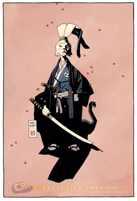 CBR Mike Mignola Art, Concept Art Landscape, Otto Schmidt, Usagi Yojimbo, Mike Mignola, Art Couple, Bd Comics, Art Disney, Dark Horse Comics