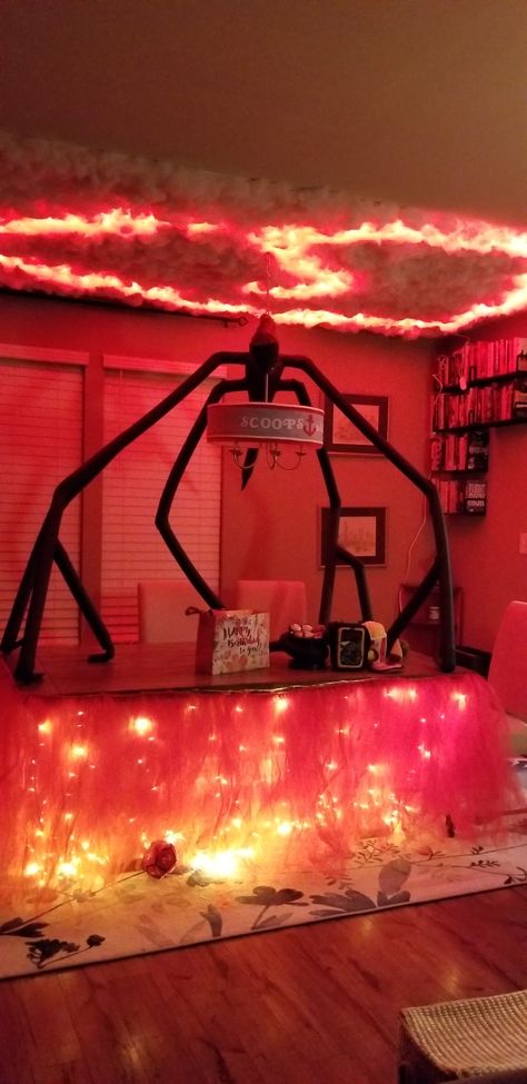 Stranger Things
Stranger Things Party 
Stranger Things Party Decor 
Mind Flayer Stranger Thing Birthday Party Decorations, Stranger Things Halloween Party Ideas, Stranger Thing Themed Party, Stranger Things House Decoration, Stranger Things Porch Decor, Stranger Things Dinner Ideas, Diy Mind Flayer Decoration, Upside Down Stranger Things Decorations, Dog Halloween Birthday Party