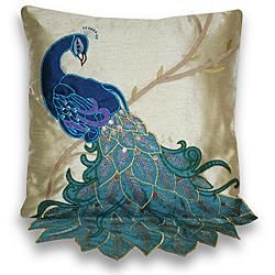 Peacock pillow Modern Couch Pillows, Large Couch Pillows, Peacock Throw Pillows, Peacock Pillow, Large Throw Pillows, Silk Throw Pillows, Applique Pillows, Colorful Throw Pillows, Modern Throw Pillows