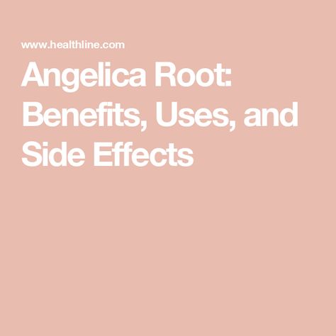 Angelica Root: Benefits, Uses, and Side Effects Angelica Root Benefits, Angelica Root, Cold Sore, Traditional Medicine, Hot Flashes, Traditional Chinese Medicine, Test Tube, Chinese Medicine, The Roots