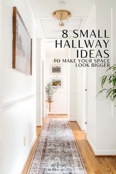 End Of Hallway Decor Ideas, End Of Hallway Decor, End Of Hallway, Nordic Winter, Small Hallway Ideas, White Hall, Small Hallway, Classy Decor, Small Hallways