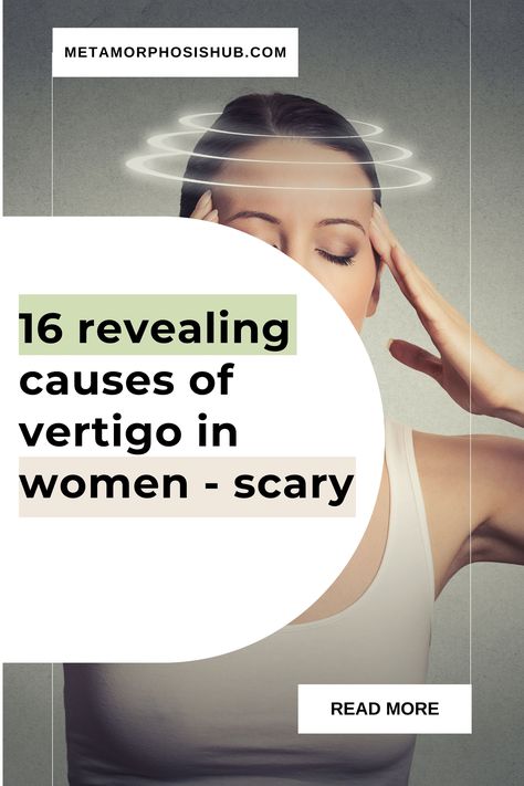 Did you know that the causes of vertigo in women are very diverse? While many causes occur in both men and women, there are several of these that are more prevalent in women. #HomeRemediesForVertigo  #NaturalVertigoTreatment  #DIYVertigoCures  #EffectiveVertigoRemedies  #EasyTreatmentsForVertigo Causes Of Vertigo, Vertigo Relief Remedies, Vestibular Migraines, Home Remedies For Vertigo, Vertigo Causes, Ear Diseases, Vertigo Symptoms, Vertigo Relief, Vertigo Remedies