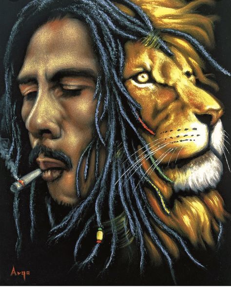 Lion Drawings, Bob Marley Artwork, Bob Marley Lion, Image Bob Marley, Rastafari Art, Punisher Artwork, Bob Marley Poster, Lion Canvas Painting, Bob Marley Painting