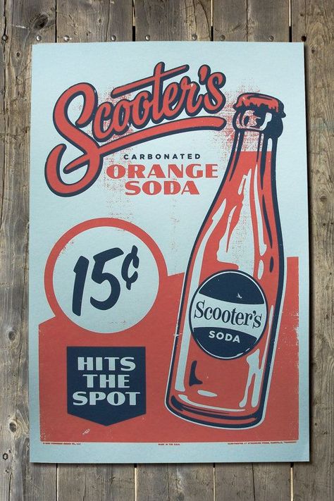 19 best images about Cool Americana Poster on Pinterest | Old ... Americana Poster, Retro Americana, Americana Design, Orange Soda, Soda Bottle, Vintage Packaging, Retro Advertising, Retro Ads, Vintage Bottles