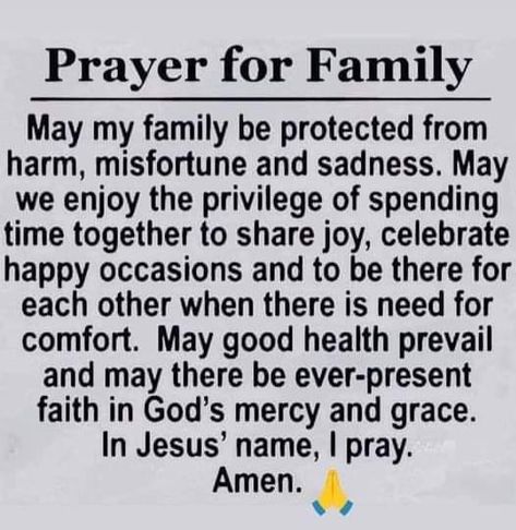 Rona Casison Family Blessings, Family Prayers, Gods Mercy, Prayer For Family, I Pray, Faith In God, Names Of Jesus, My Thoughts, Family Gathering