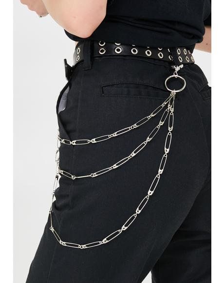 Belt Chain, Grunge Jewelry, Lace Up Leggings, Chain Belts, Punk Rock Fashion, Trendy Street Style, Punk Outfits, Chain Belt, Gothic Outfits