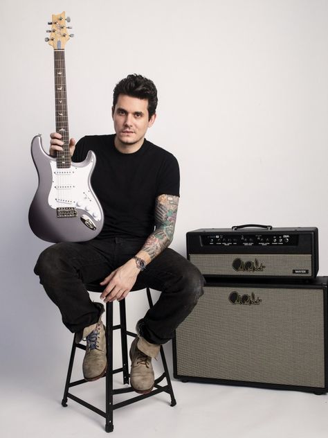 PRS Guitars Announces New John Mayer Signature Model: The Silver Sky - Music Junkie Press John Mayer Photoshoot, John Mayer Style, Sunshine Photoshoot, Guitar Icons, Music Photoshoot, Sky Music, Prs Guitars, Guitar Fretboard, Guitar Cable