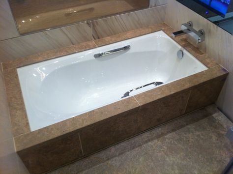 bathtub with grab bars Small Bathroom Remodel Cost, Vintage Bathroom Remodel, Traditional Bathroom Remodel, Inexpensive Bathroom Remodel, Bathtub Repair, Half Bathroom Remodel, Shower Tiles, Small Bathtub, Bathroom Remodel Cost