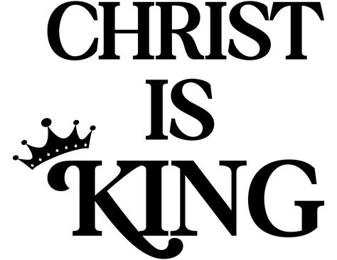 Christ Is King, Christian Typography, Cute Bibles, Christian Quotes God, Christ The King, Luck Quotes, Christian Bible Quotes, Good Luck Quotes, Inspirational Quotes God