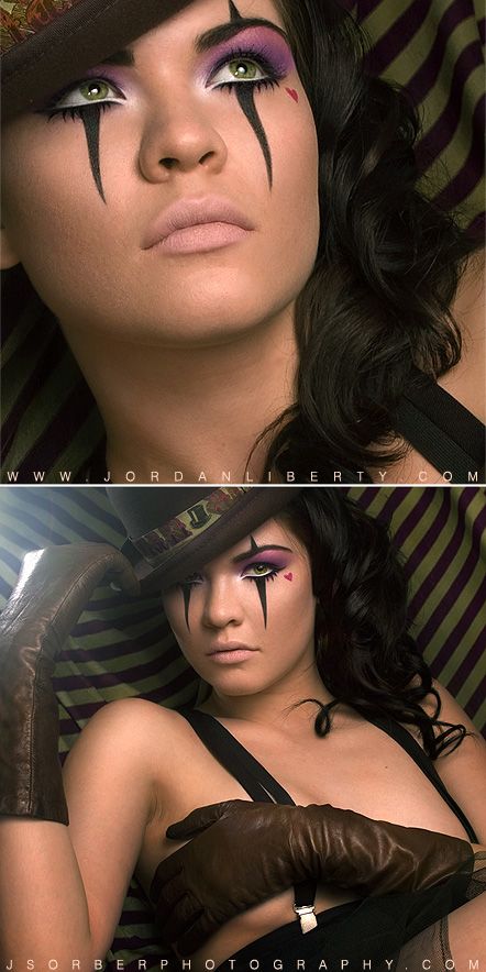 Roller Derby Bout Makeup, Roller Derby Makeup, Derby Photoshoot, Derby Makeup, Bout Makeup, Carnaval Make-up, Steampunk Circus, Circus Makeup, Makeup For Halloween