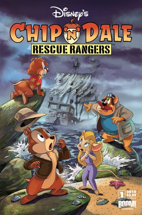 Preview - <i>Chip N' Dale Rescue Rangers #1</i> ~ Omnicomic Chip And Dale Rescue Rangers, Ranger 2010, Cartoons 80s 90s, Rescue Rangers, Boom Studios, Old School Cartoons, Chip N Dale, School Cartoon, Kids Memories