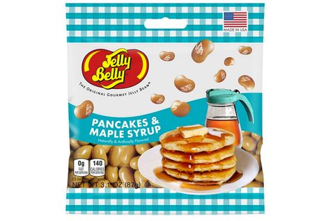 22 of the World’s Craziest Jelly Bean Flavors | Mental Floss Maple Syrup Candy, Jelly Belly Flavors, Jelly Bean Flavors, Gourmet Pancakes, Jelly Belly Beans, Tim Tam, Classic Breakfast, Candy Jelly, Homemade Pancakes