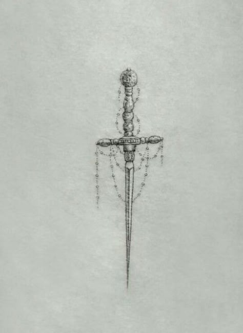 Dainty Dagger Tattoo, Small Dagger Tattoo, Feminine Dagger Tattoo, Small Tattoos Cute, Tattoos Cute, Dagger Tattoo, Śliczne Tatuaże, Dainty Tattoos, Aesthetic Tattoo