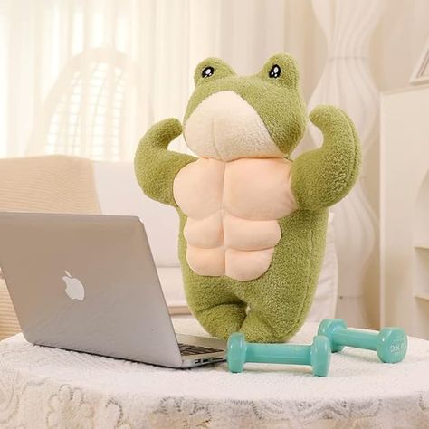 Amazon.com: Alzzlie Cute Green 3D Muscle Frog Plush Toy Soft, Huggable, Lovely Super Soft Green Muscle Frog Plush,Funny Huggable, Stuffed Froggy Dolls, Adorable Plush Frog for Kids 21.6 : Toys & Games Frogs For Kids, Frog Plush, 2024 Wishlist, Ideal Toys, Kids Gift Guide, Cute Toys, Gaming Gifts, Animal Plush Toys, Plush Toy