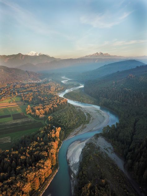 Whatcom County's Nooksack River located outside Bellingham, WA.   #VisitBellingham #BellinghamExperience #Hiking #Camping #Chuckanut Bay #Bellingham Bay  #LummiIsland #Lummi Bay #NooksackRiver #LakeWhatcom #LakeSamish  Photo courtesy of Beau Gaughran Vacation Wishes, Bellingham Washington, Western Washington, Bellingham Wa, Take A Hike, Pretty Sky, Family Activity, Travel Memories, Washington State