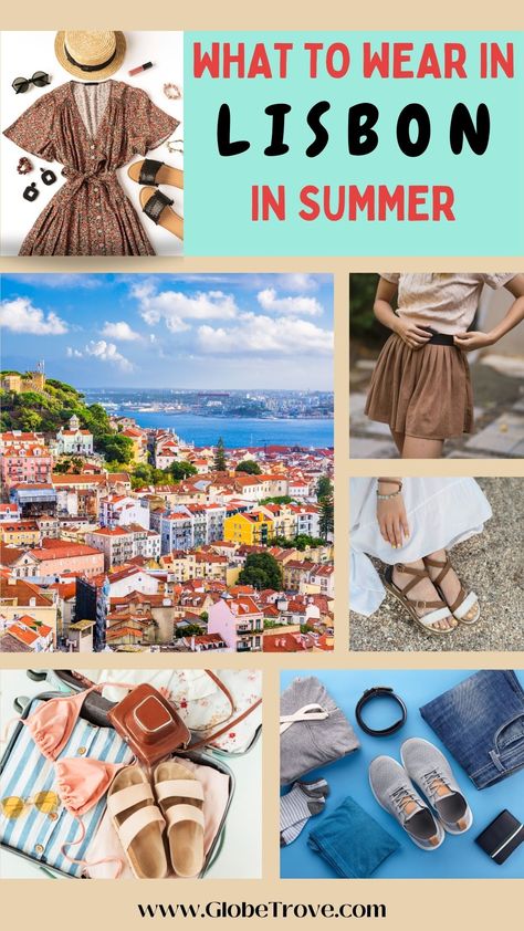 What to wear in Lisbon in summer Portugal Street Style Summer, Portugal Fashion Summer, Southeast Asia Travel Outfit, What To Wear In Lisbon, Lisbon Outfit, Packing Advice, Lisbon Fashion, Places To Visit In Portugal, City Break Outfit