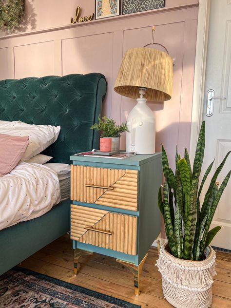 IKEA Hack: How to Upcycle a Bedside Table - Melanie Jade Design Malm Nightstand Hack Bedside Tables, Upcycling Bedside Tables, Ikea Malm Bedside Table Hack, Bedside Table Upcycle Ideas, Upcycle Ikea Furniture, Malm Bedside Table Hack, Ikea Malm Bedside Table, Ikea Bedside Table Hack, Malm Upcycle