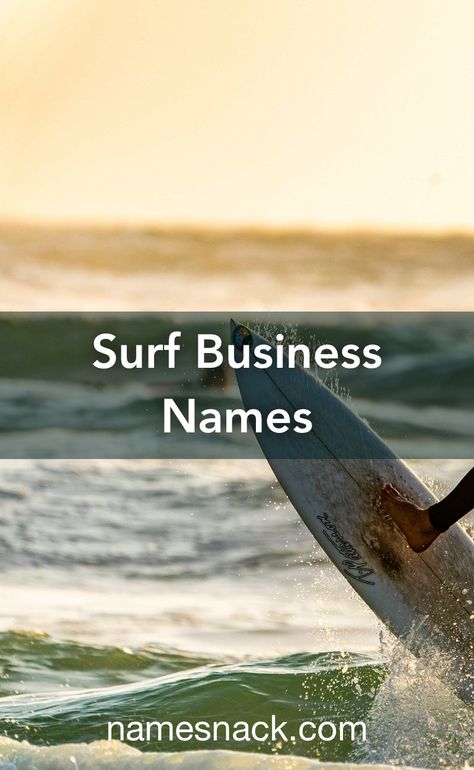 Surf Shop Names, Coastal Business Names, Beachy Business Names, School Names Ideas, Beach Names, Names For Companies, Surfer Clothes, Catchy Business Name Ideas, Nautical Names