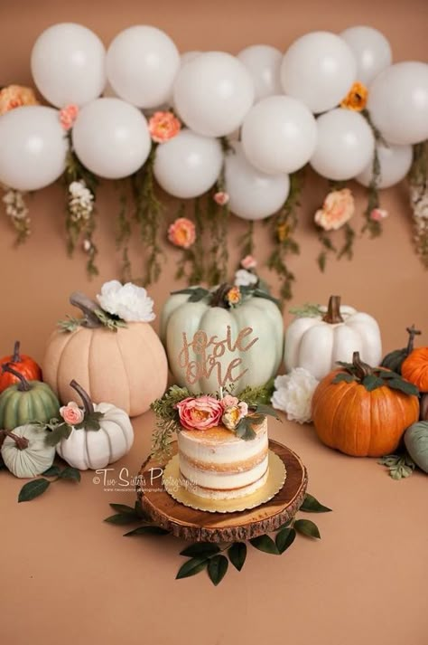 Fall Pumpkin Cake Smash Lil Pumpkin Baby Shower, Bos Baby, Fall First Birthday, Fall 1st Birthdays, October Baby Showers, Pumpkin Birthday Parties, Pumpkin 1st Birthdays, Pumpkin First Birthday, Fall Birthday Parties