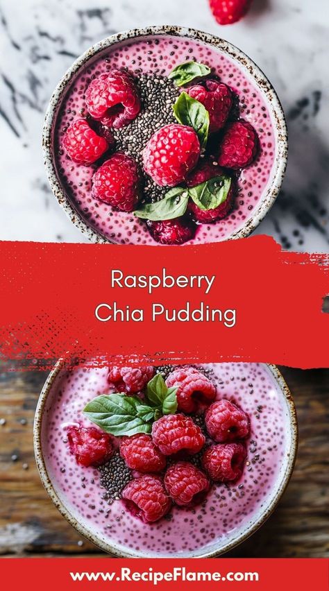 Raspberry Chia Pudding is a healthy, delicious breakfast or snack option. Packed with fiber and antioxidants, this easy recipe is a perfect way to start your day! Raspberry Chia Pudding, Healthy Delicious Breakfast, Raspberry Syrup, Snack Options, Holiday Meals, Chia Pudding, Delicious Breakfast, Healthy Delicious, Vegan Paleo