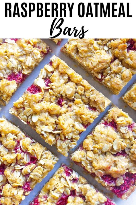 Raspberry Oat Bars, Raspberry Oatmeal Bars, Raspberry Breakfast, Smoked Salmon Breakfast, Oat Bar Recipes, Mini Cheesecake Bites, Salmon Breakfast, Raspberry Oatmeal, Superfood Breakfast